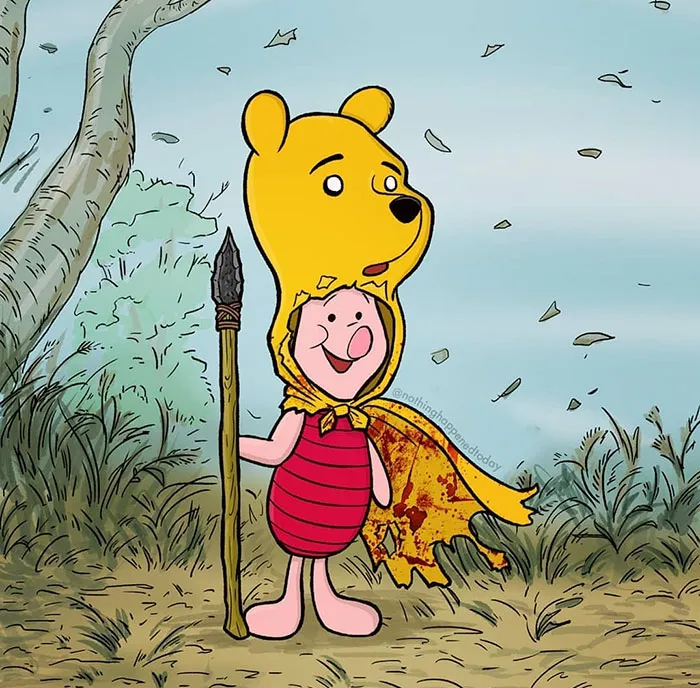 Artist Ed Harrington Is Ruining Our Childhoods By Revealing The Secret Lives Of Our Beloved Characters (35 Pics)