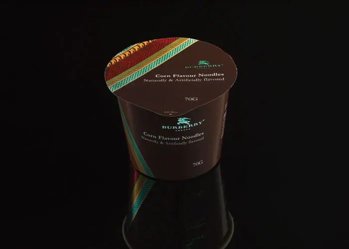 Corn-Flavored Ramen Noodles By Burberry