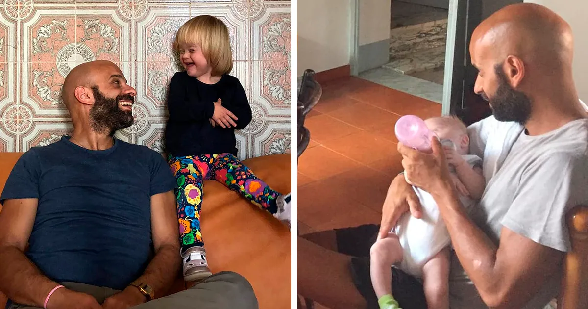 Este padre soltero adoptó a una niña con síndrome de Down que ya había sido rechazada por 20 familias
