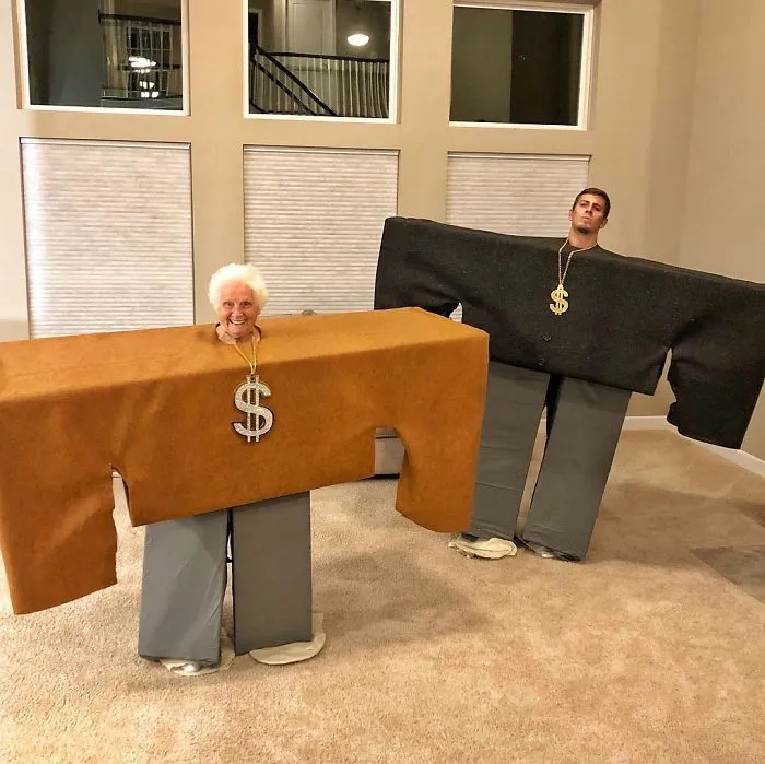 93-Year-Old Grandma & Her Grandson Dress-Up In Ridiculous Outfits, And People Love It (30 Pics)