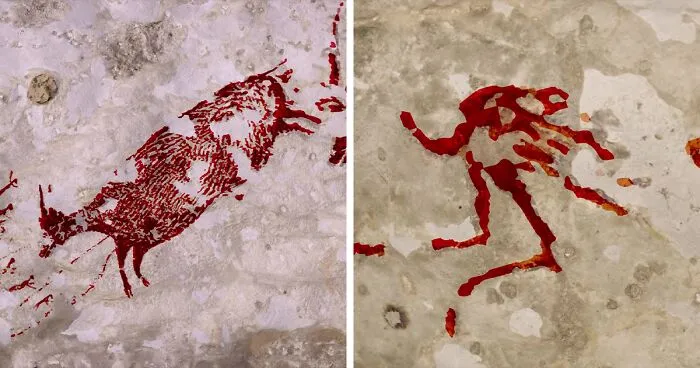 The Newly Discovered 44,000 Y.O. Animal Cave Paintings Tell The Oldest Story On Earth