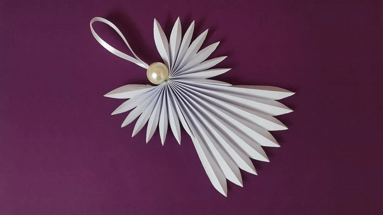 DIY Paper Christmas Angel | Engel Aus Papier Für Weihnachtsschmuck
