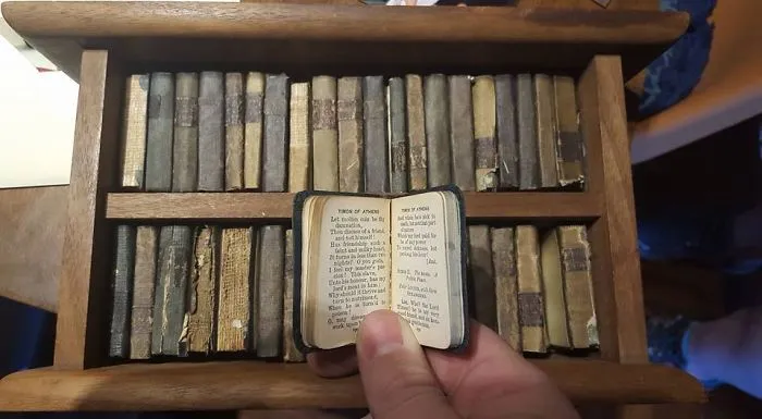 My Grandfather Had A Miniature Set Of All Of Shakespeare's Plays. It's 111 Years Old