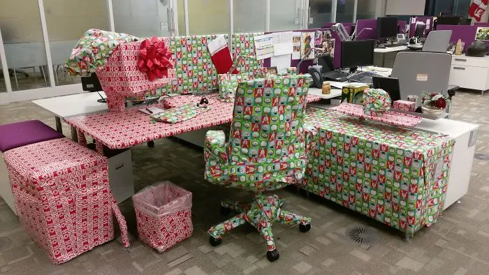 My Co-Worker Told Me I Had No Holiday Spirit So I Wrapped Him A Gift