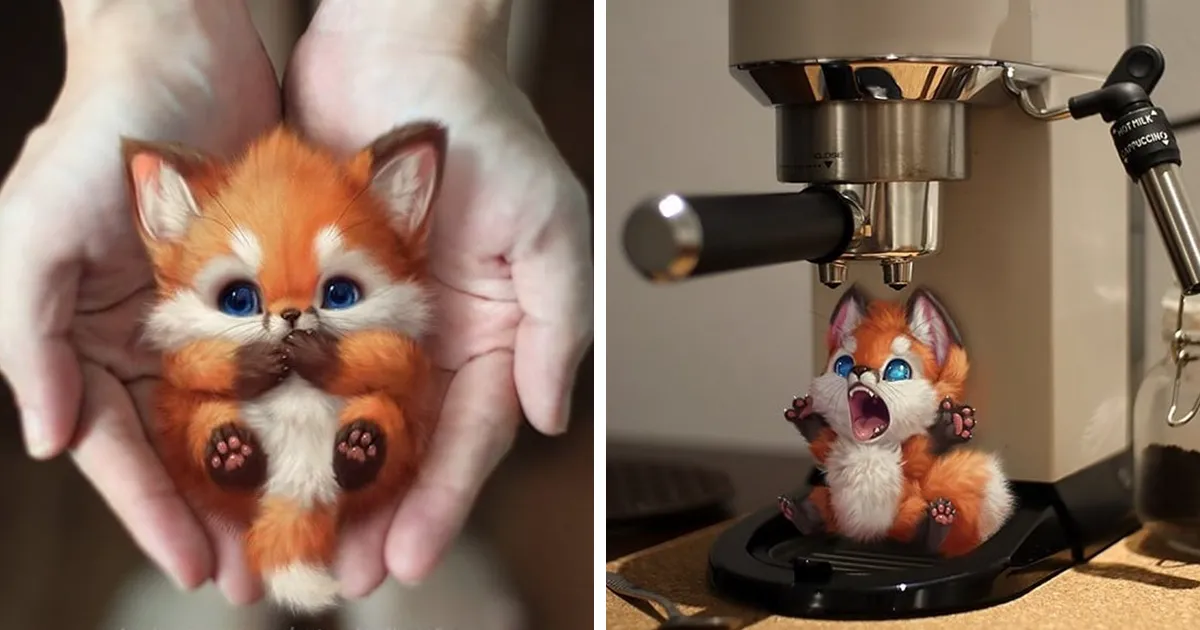 Este artista dibuja a los animales más adorables viviendo en nuestro mundo (30 imágenes)