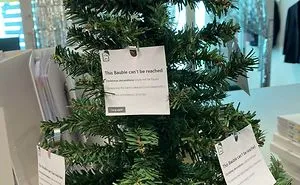 Here's How Employees From Different Industries Decorated Their Workplaces With Very Fitting Christmas Trees (30 Pics)