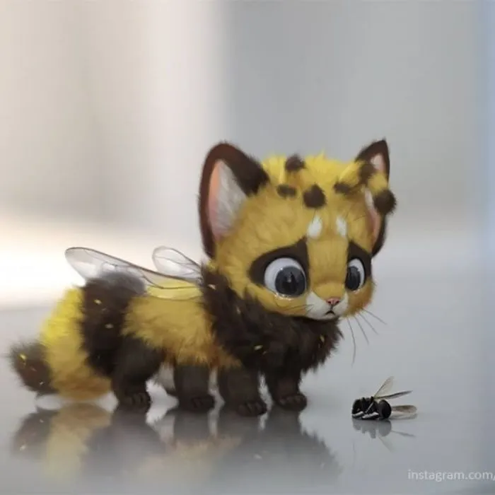 Artist Draws The Cutest Animals, Imagines Them Living In Our World (30 Pics)
