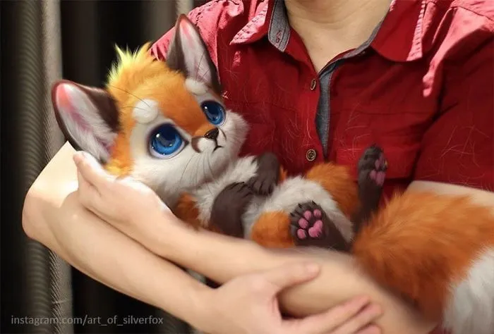 Este artista dibuja a los animales más adorables viviendo en nuestro mundo (30 imágenes)