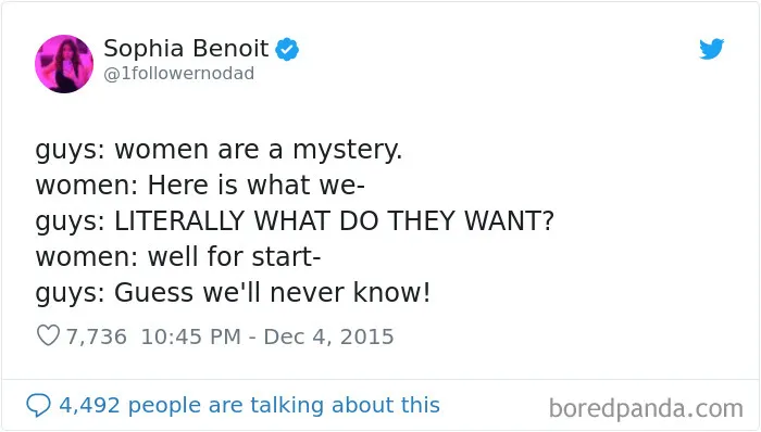 40 Tweets That Men Who Know 'Women's Place In Society' Won't Find Funny