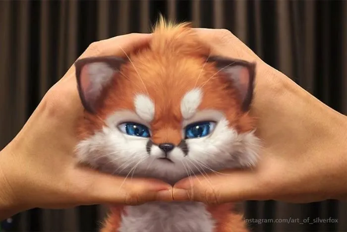 Este artista dibuja a los animales más adorables viviendo en nuestro mundo (30 imágenes)