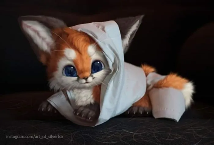 Este artista dibuja a los animales más adorables viviendo en nuestro mundo (30 imágenes)