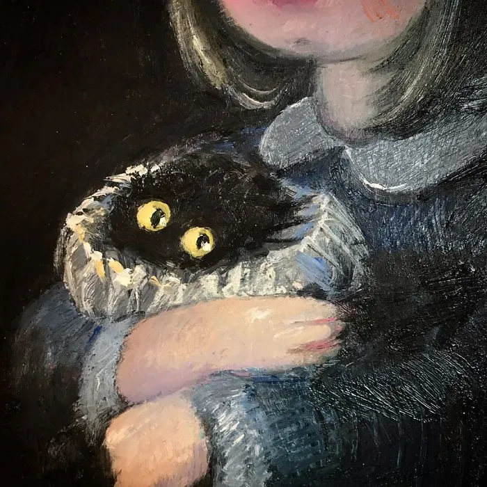 This Artist Can Sneak Her Cats Into Any Painting And It’s Hilarious