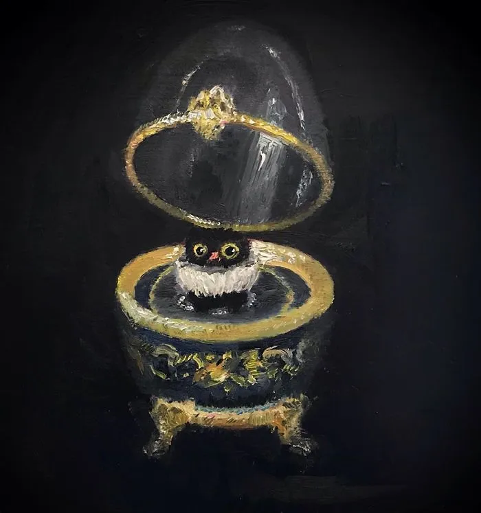 This Artist Can Sneak Her Cats Into Any Painting And It’s Hilarious