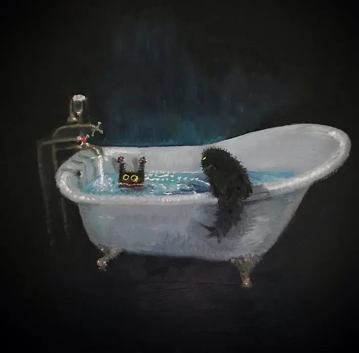 This Artist Can Sneak Her Cats Into Any Painting And It’s Hilarious