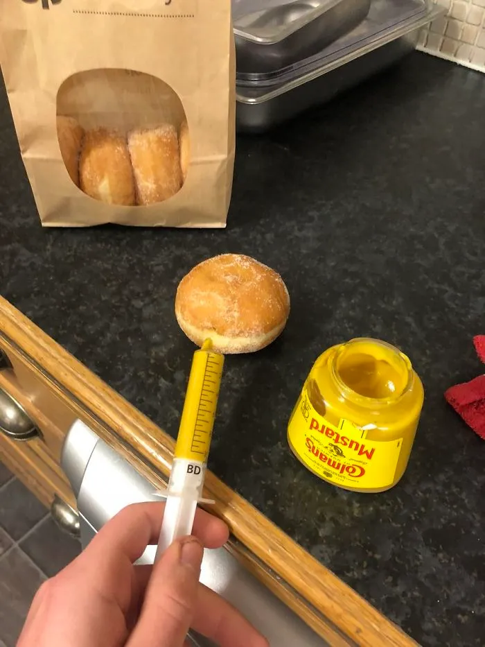 Lad At Work Just Eats Everyone’s Treats. Tomorrow Will Be A Surprise For Him