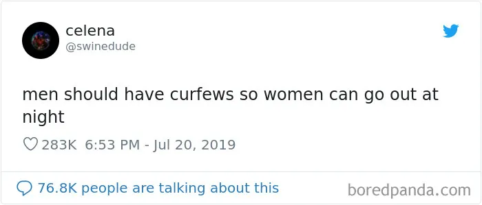 40 Tweets That Men Who Know 'Women's Place In Society' Won't Find Funny