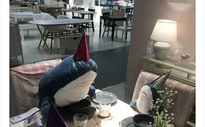 22 Times IKEA Customers Spotted Shark Plushies "Doing Human Things" At Their Stores