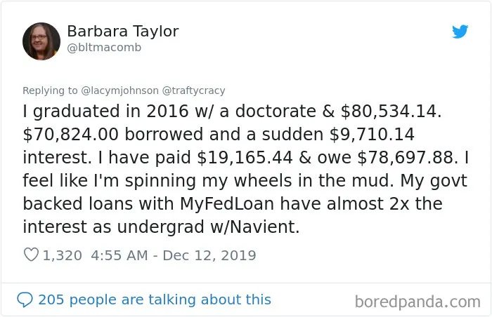 30 Americans Share Their Student Loan Debts And You Can Feel How Hopeless These People Are