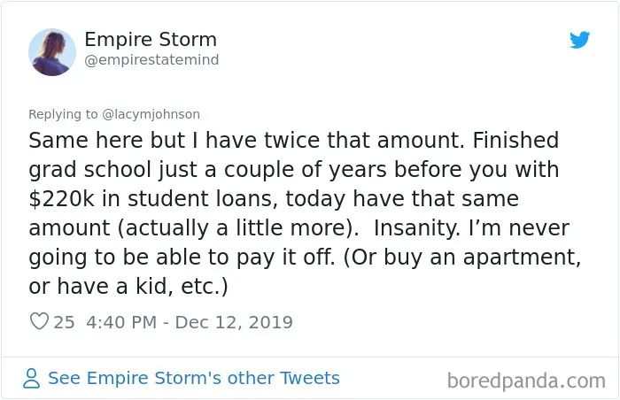 30 Americans Share Their Student Loan Debts And You Can Feel How Hopeless These People Are