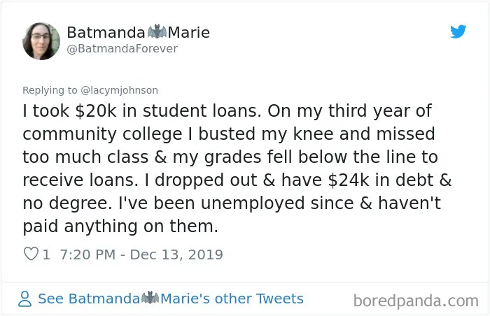 30 Americans Share Their Student Loan Debts And You Can Feel How Hopeless These People Are