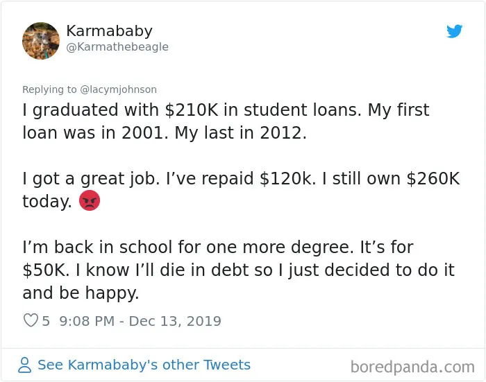 30 Americans Share Their Student Loan Debts And You Can Feel How Hopeless These People Are