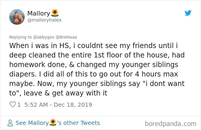 30 People Share Stories About How Their Parents Treated Them Vs. Their Younger Siblings
