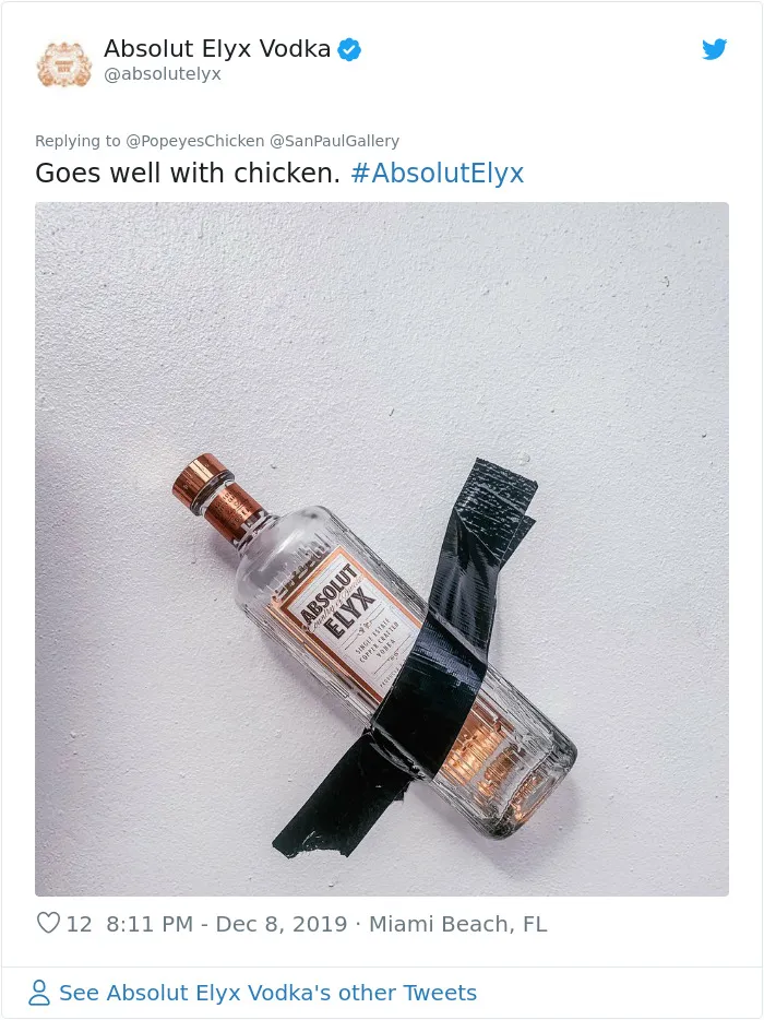 Absolut Elyx Vodka