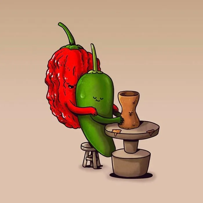 What Fruits And Vegetables Would Do If They Were Alive (30 Pics By Alex Solis)