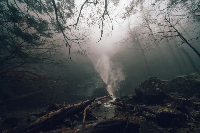 Fudo Falls In Mt. Mizugaki