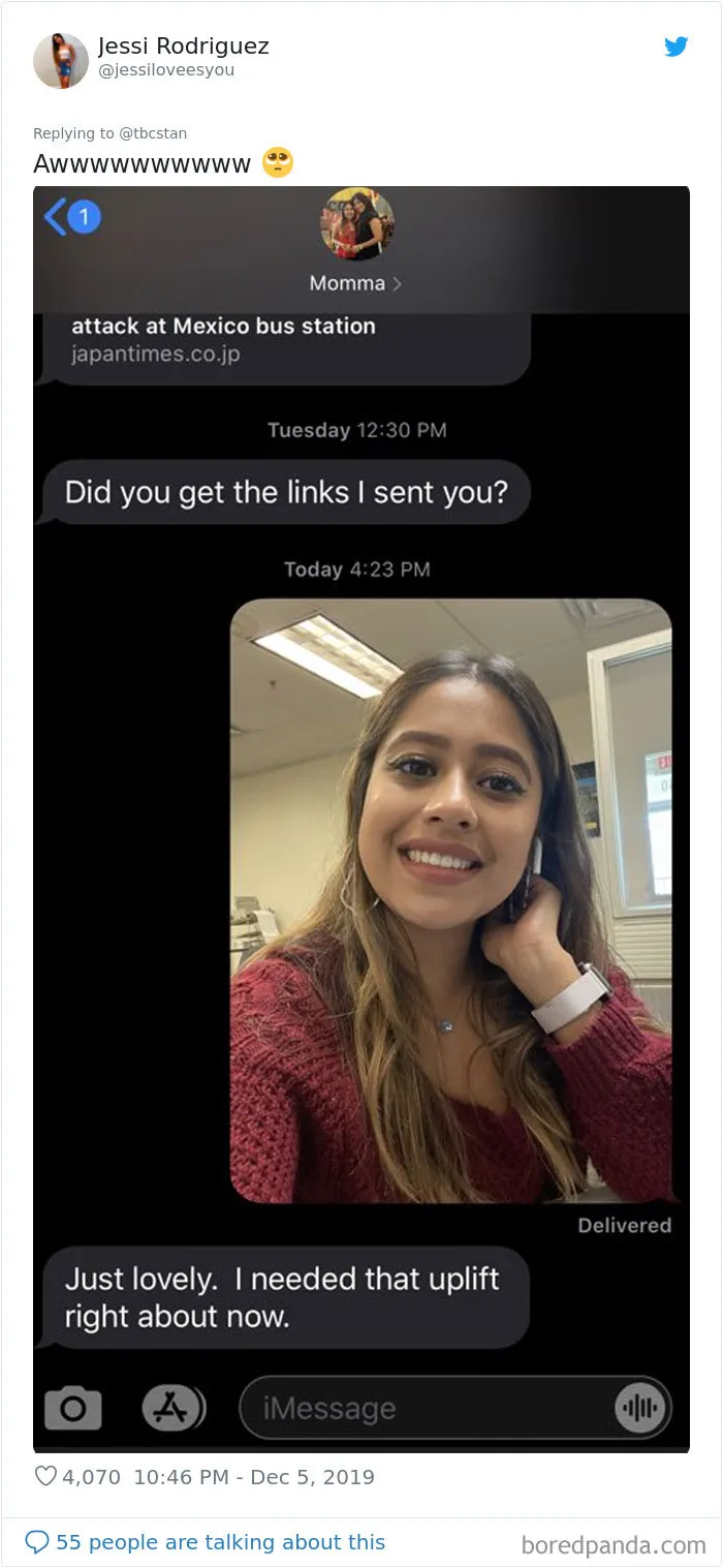 Girl Asks People To Send Their Selfies To Their Moms Without Any Context, 30 Share The Responses They Got
