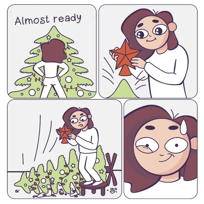 My Comics Show Everyday Struggles Girls Go Through In Winter (29 Pics)