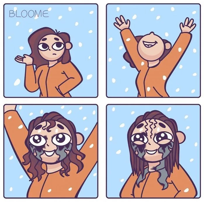 My Comics Show Everyday Struggles Girls Go Through In Winter (29 Pics)