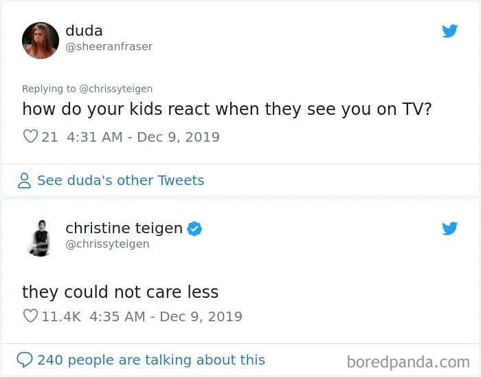 Chrissy Teigen Answers People's Questions About What It's Like Being A Celeb, And It's Eye-Opening