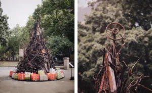 Burnt Christmas Tree In Australia