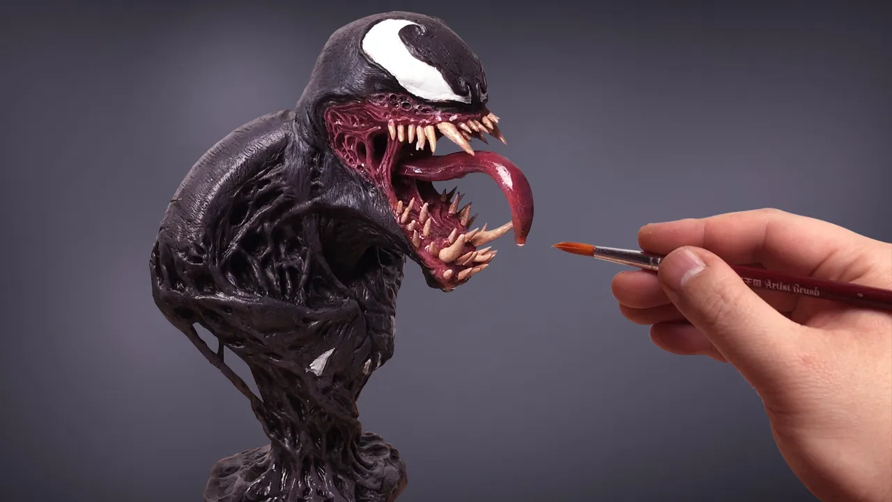 Venom Sculpture Timelapse – Marvel – How To Making Venom Sculpture