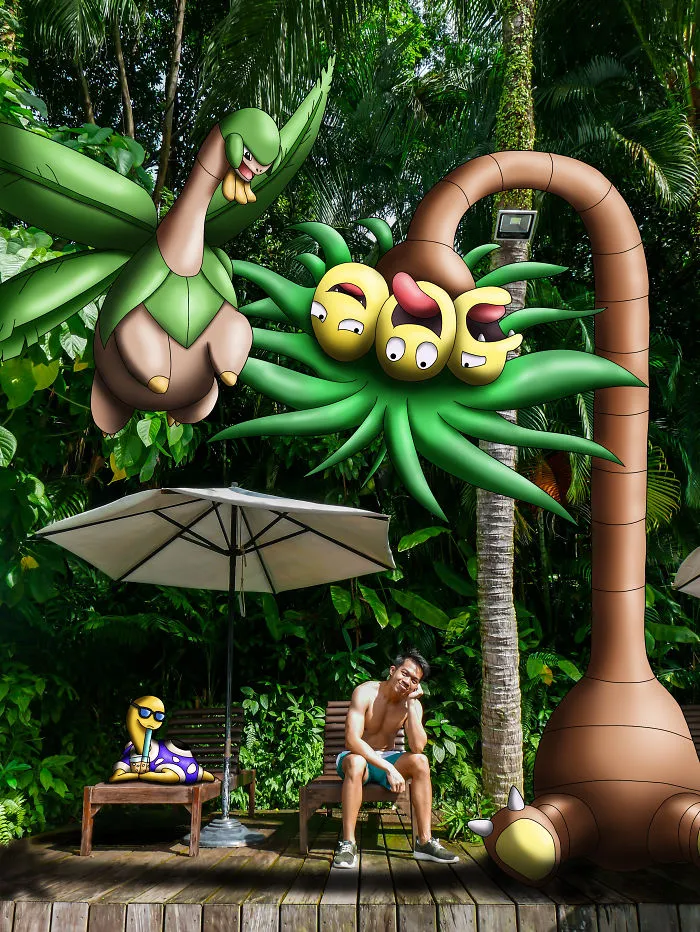 I Insert My Pokémon Illustrations Into Photos (36 Pics)