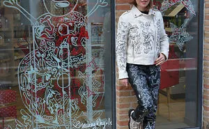 I Decorated My Hometown For Christmas With My Doodles