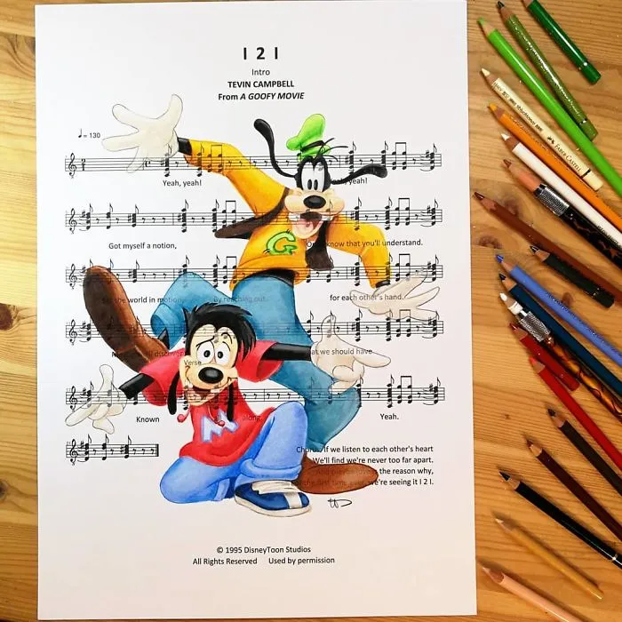 99 Drawings, Made By An Australian Artist, That Might Get A Song Stuck In Your Head