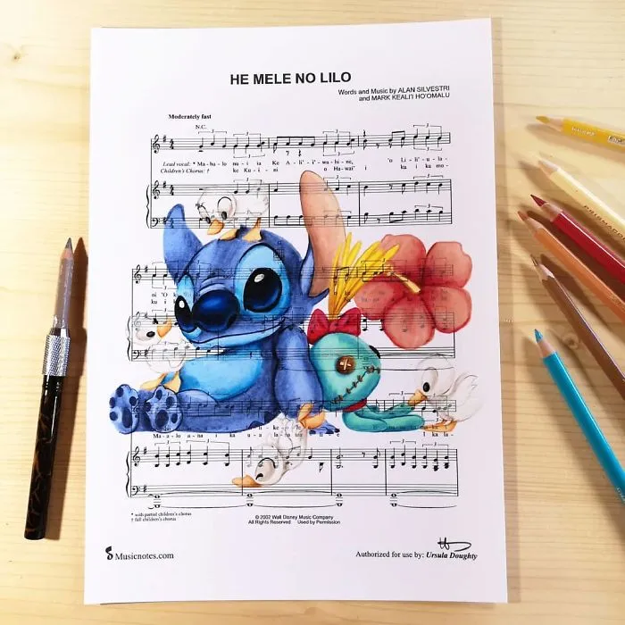 99 Drawings, Made By An Australian Artist, That Might Get A Song Stuck In Your Head