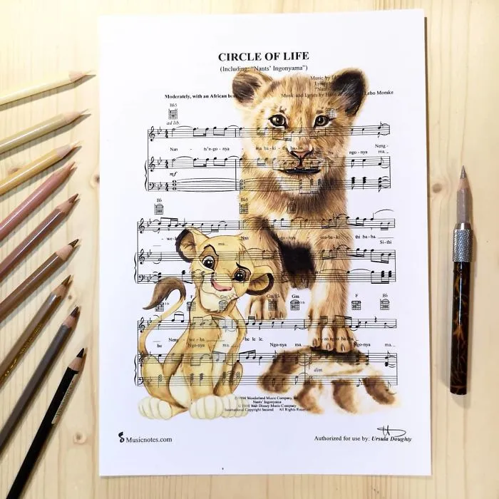 99 Drawings, Made By An Australian Artist, That Might Get A Song Stuck In Your Head