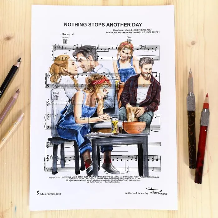 99 Drawings, Made By An Australian Artist, That Might Get A Song Stuck In Your Head