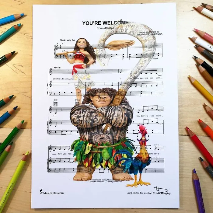 99 Drawings, Made By An Australian Artist, That Might Get A Song Stuck In Your Head