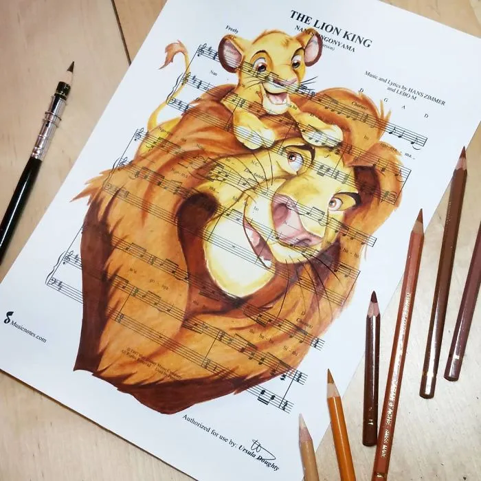 99 Drawings, Made By An Australian Artist, That Might Get A Song Stuck In Your Head