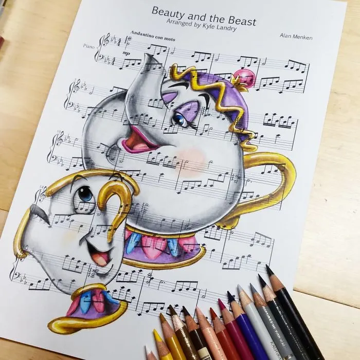 99 Drawings, Made By An Australian Artist, That Might Get A Song Stuck In Your Head