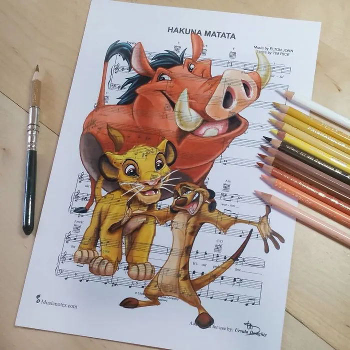 99 Drawings, Made By An Australian Artist, That Might Get A Song Stuck In Your Head