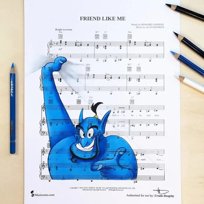 99 Drawings, Made By An Australian Artist, That Might Get A Song Stuck In Your Head