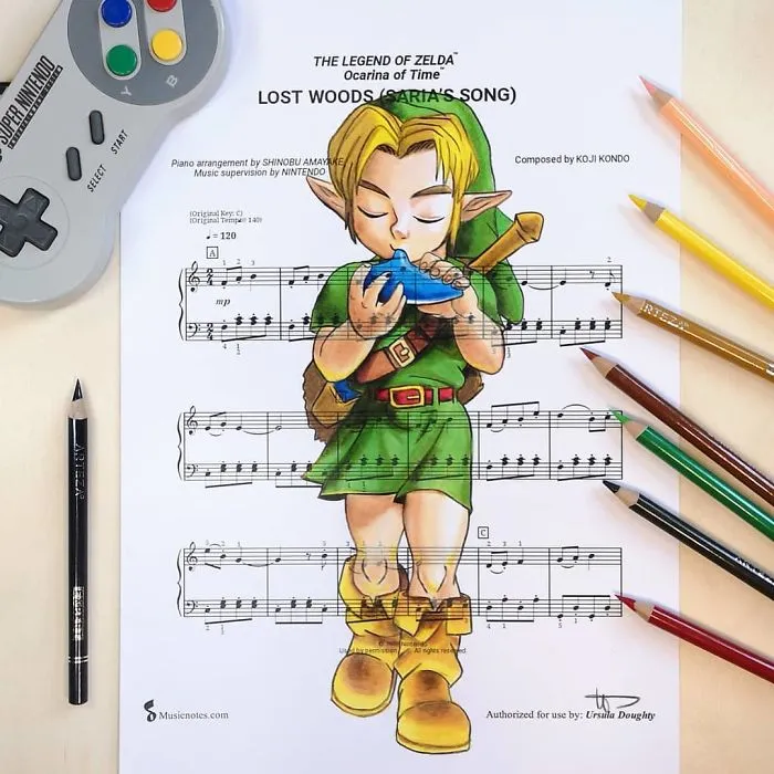 99 Drawings, Made By An Australian Artist, That Might Get A Song Stuck In Your Head
