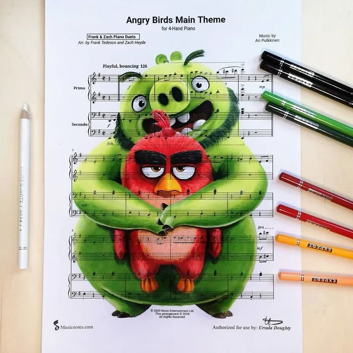 99 Drawings, Made By An Australian Artist, That Might Get A Song Stuck In Your Head