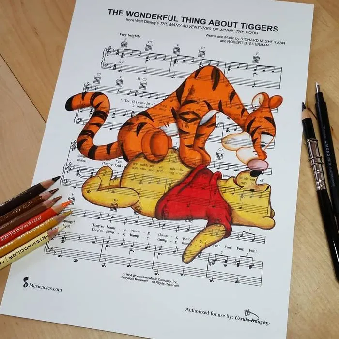 99 Drawings, Made By An Australian Artist, That Might Get A Song Stuck In Your Head