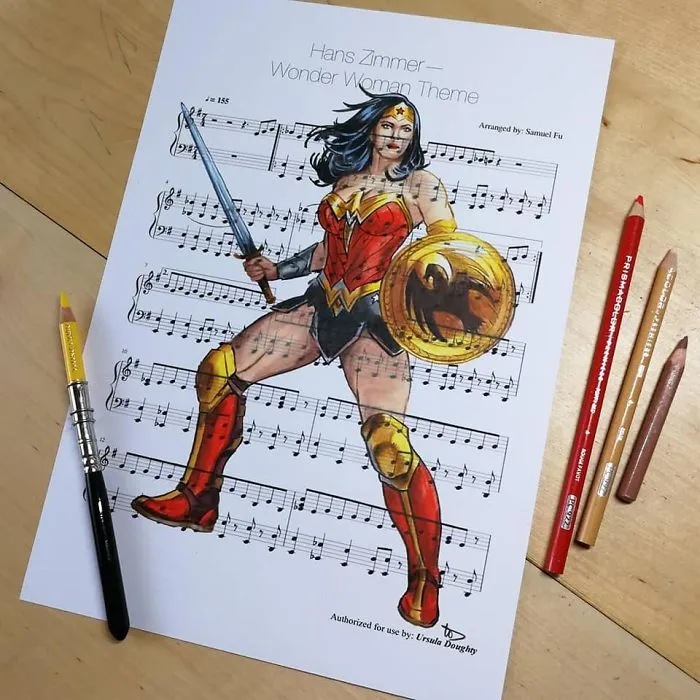 99 Drawings, Made By An Australian Artist, That Might Get A Song Stuck In Your Head